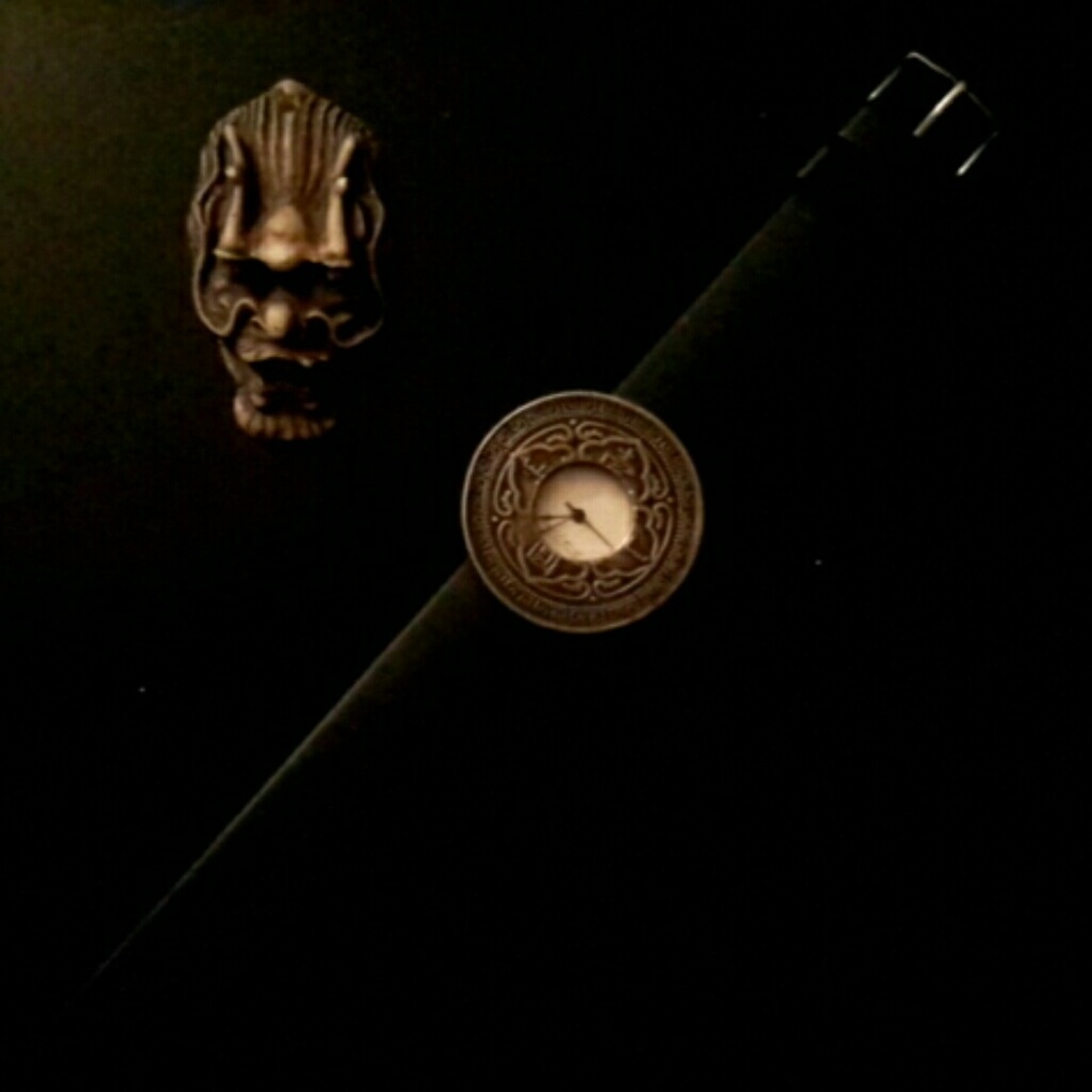 Hand made custom mandala moon watch